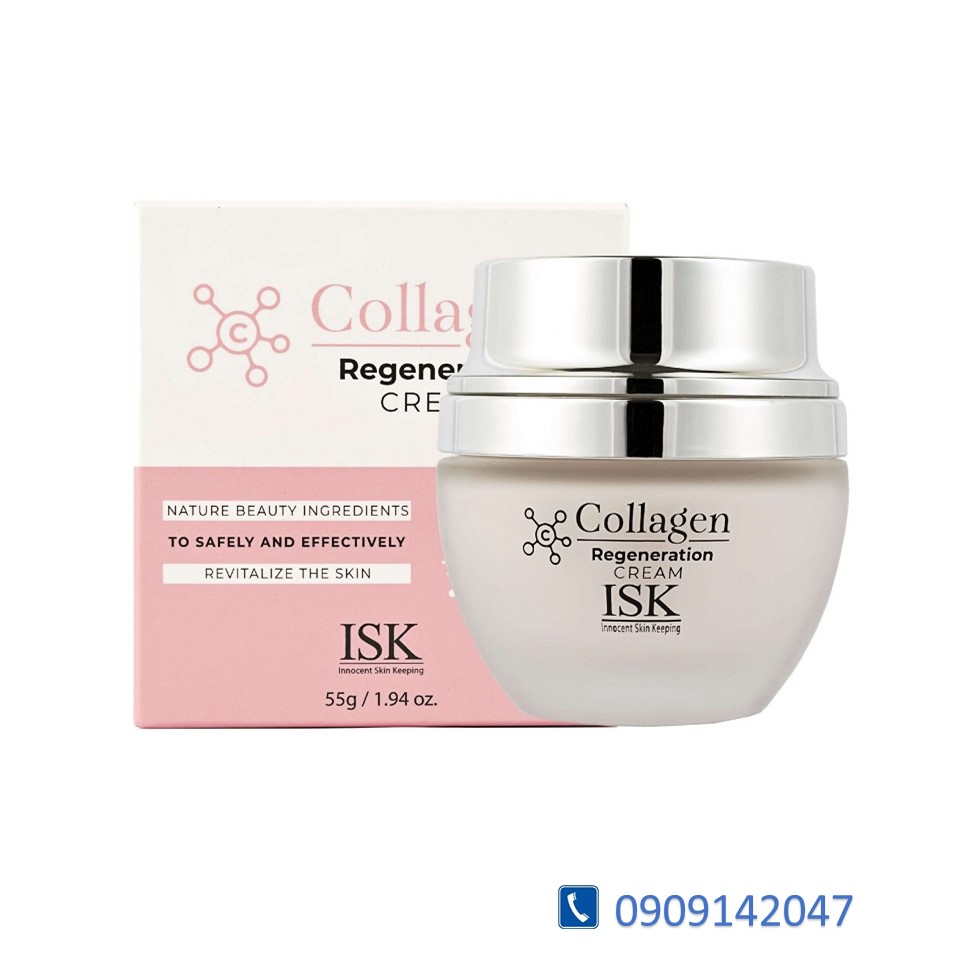 Kem dưỡng da săn chắc và làm trắng da ISK Collagen Hàn Quốc 55g